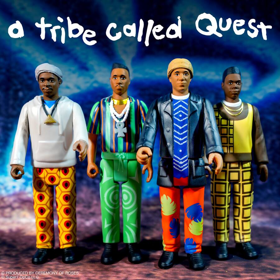 A Tribe Called Quest Reaction Figures Wave 1 Peoples Instinctive Travels And The Paths Of Rhythm (4-Pack)