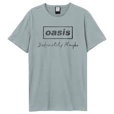 Oasis Definitely Maybe Distressed Amplified Vintage Strange Blue Small T Shirt
