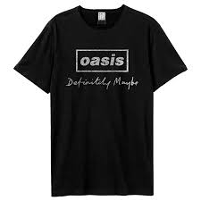 Oasis Definitely Maybe Distressed Amplified X Large Vintage Black T Shirt