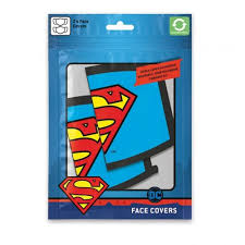 Superman Logo Face Covering (Pack Of 2)