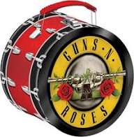 Guns N Roses Drum Shaped Lunch Box