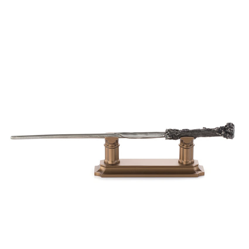 Harry Potter Pewter Wand Replica With Stand