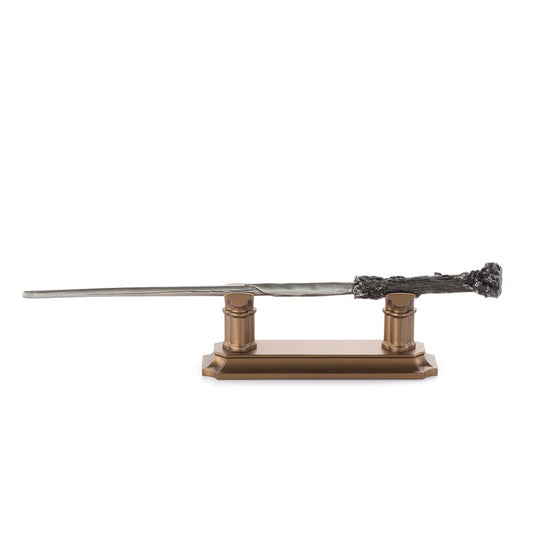 Harry Potter Pewter Wand Replica With Stand