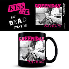 Green Day (Saviors) Black Pod Mug