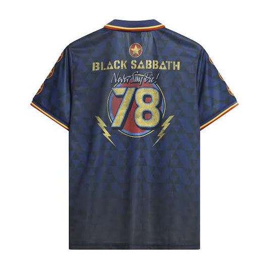 Black Sabbath Never Say Die Rock Fc Football Shirt Large