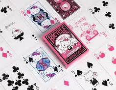Bicycle(R) Hello Kitty Black Pink Playing Cards