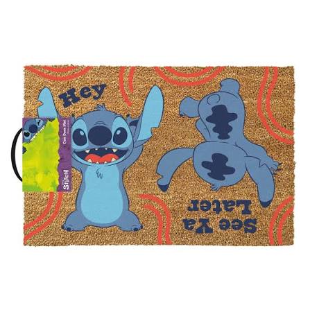 Lilio And Stitch Hey / See Ya Later Door Mat