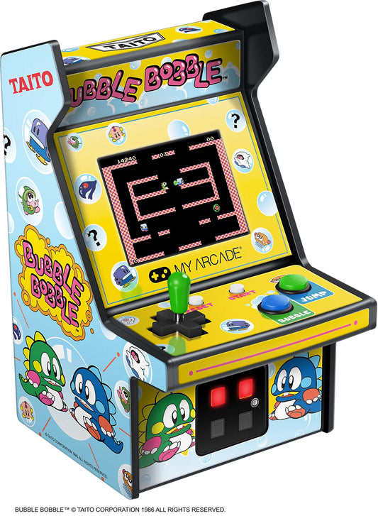 My Arcade Micro Player 6.75 Bubble Bobble Collectible Retro