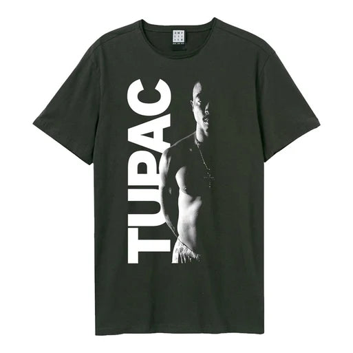Tupak Shakur Amplified Vintage Charcoal Medium T Shirt