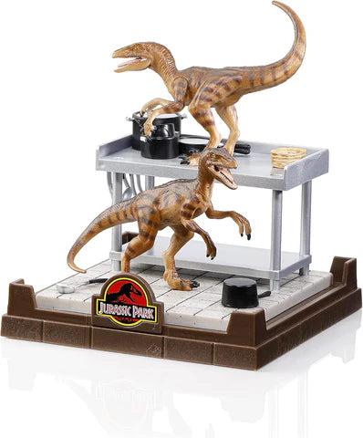 Jurassic Park Velociraptor Diorama