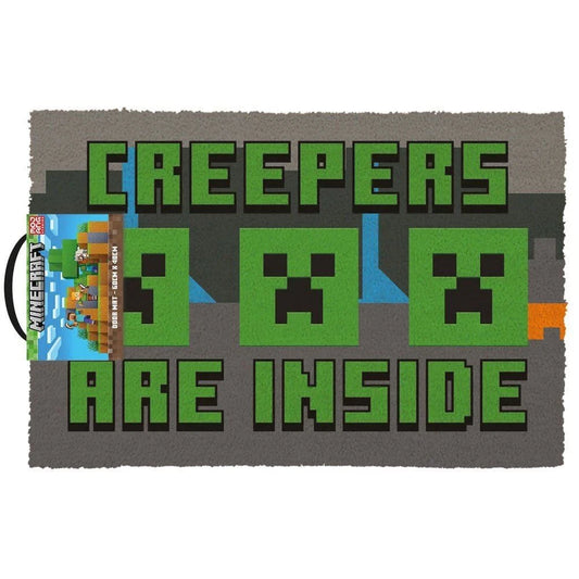 Minecraft (Creepers Need Hugs) Coir Door Mat