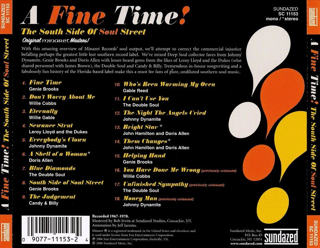 A Fine Time! The South Side Of Soul Street