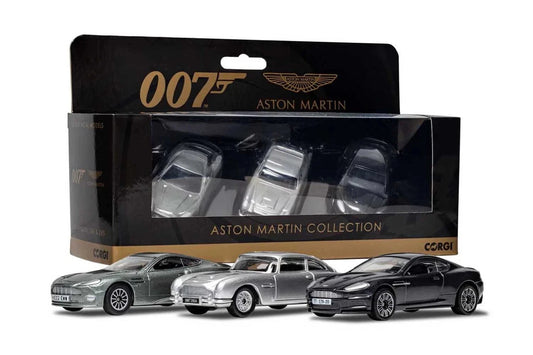 James Bond Aston Martin Collection (V12 Vanquish. DB5. DBS) Die Cast Set