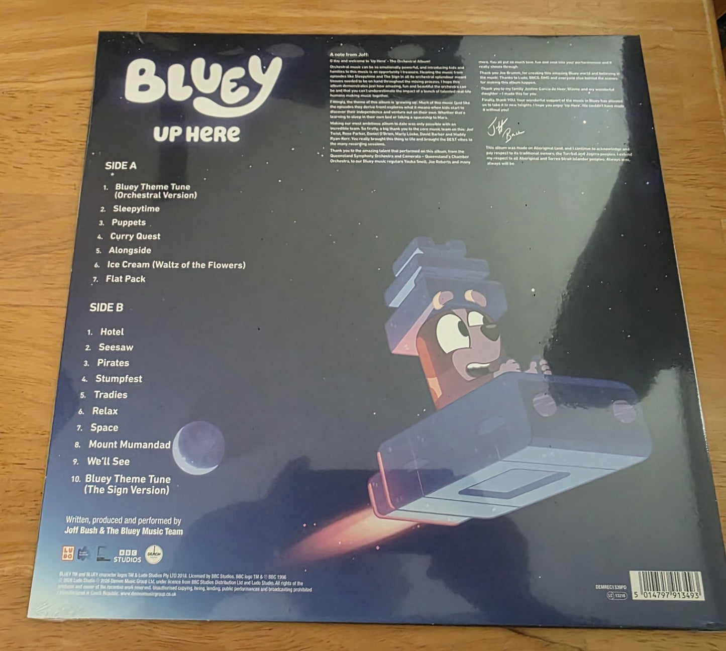Bluey: Up Here (Zoetrope Picture Disc) (Rsd 2026)