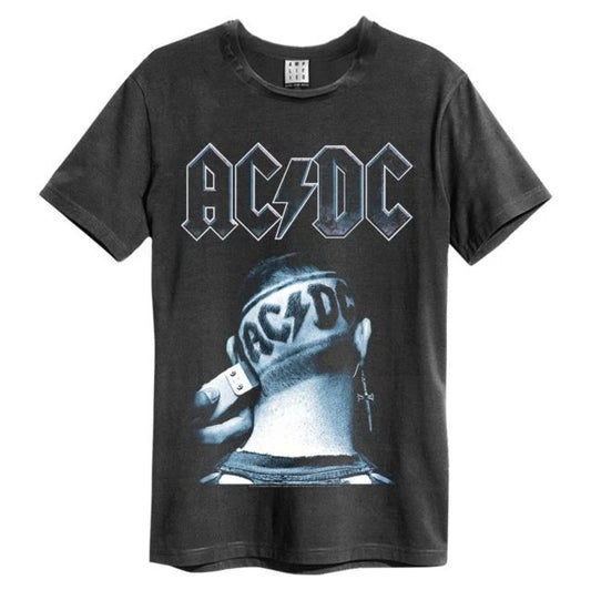 AC/DC - Clipped Amplified Vintage Charcoal Xx Large T-Shirt