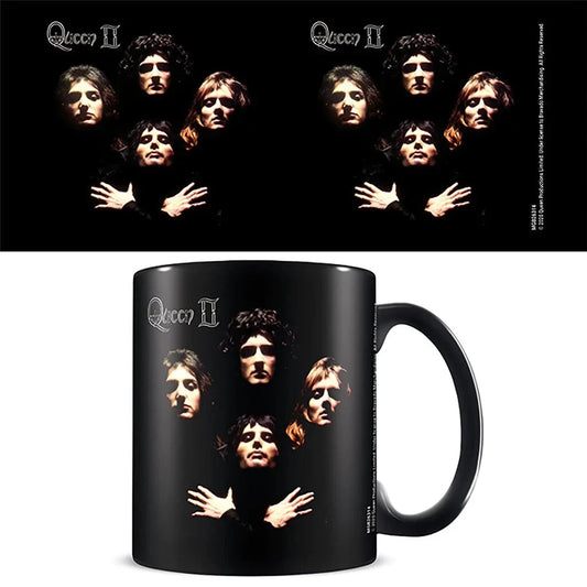 Queen Queen II Black Pod Mug