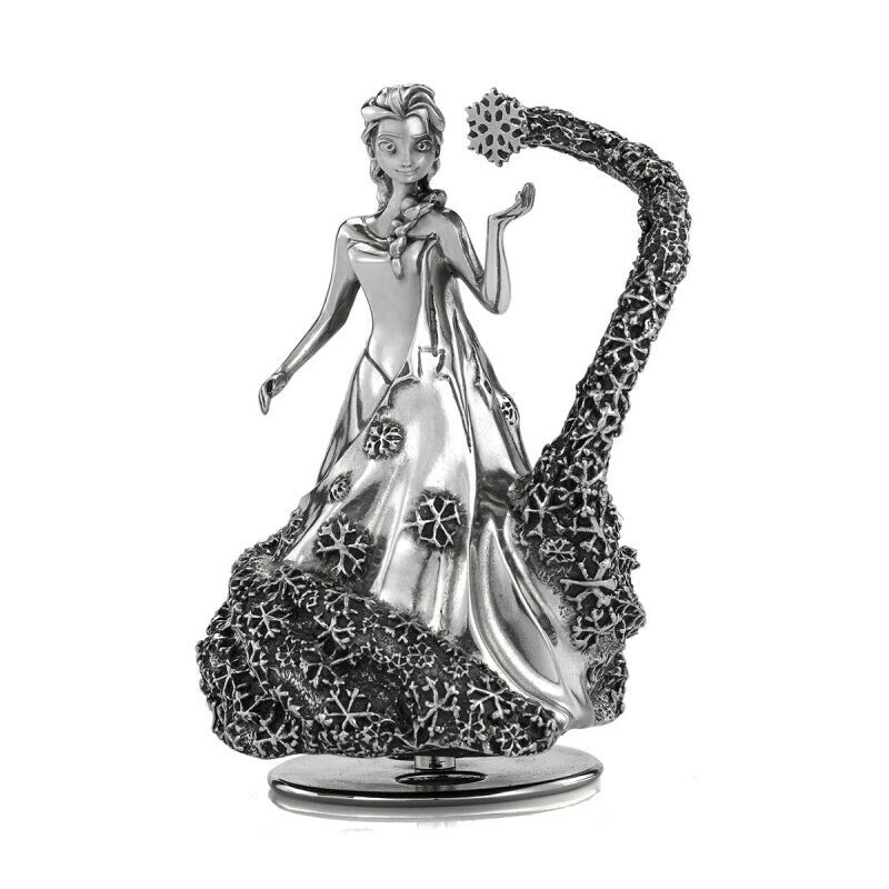 Frozen Elsa Pewter Music Carousel (Plays Let It Go)