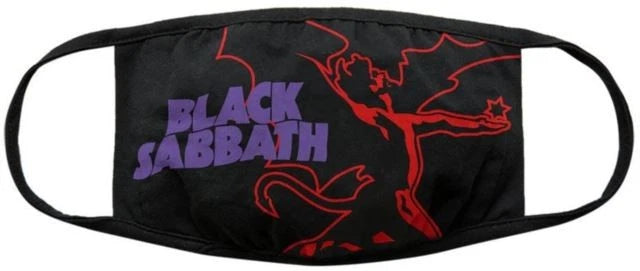 Blacksabbath Red Thunder Side Logo Face Coverings