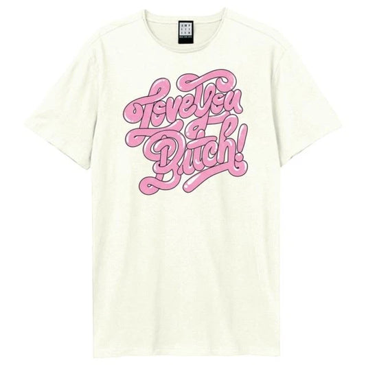 Lizzo Love You Bitch Amplified Vintage White X Large T Shirt