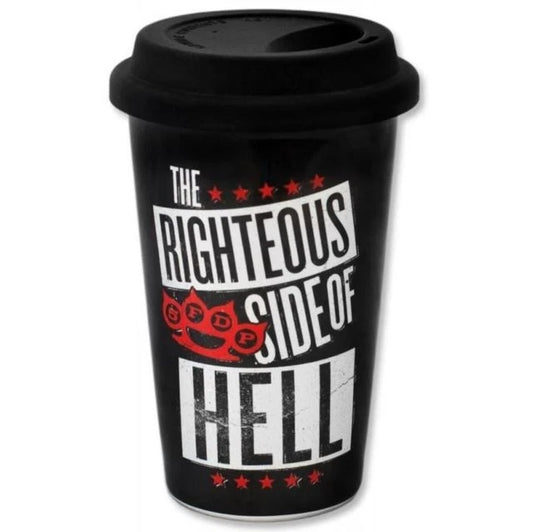 Five Finger Death Punch Wrong Side Of Heaven Travel Mug Ceramic