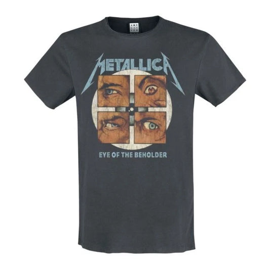 Metallica Eye Of The Beholder Amplified Medium Vintage Charcoal T Shirt
