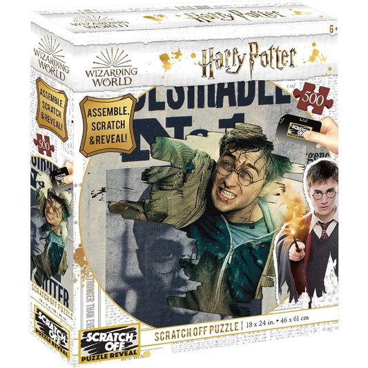 Harry Potter: Wanted Scratch Off Puzzle (500pc) Puzzle