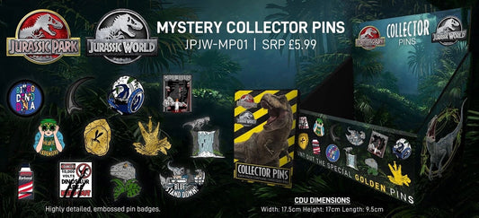 Jurassic World Mystery Pin Badge