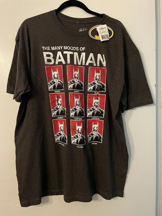 Dc Batman - Many Moods Of Batman T Shirt (XL)