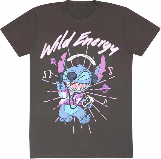 Disney Stitch - Wild Energy T Shirt (Medium)