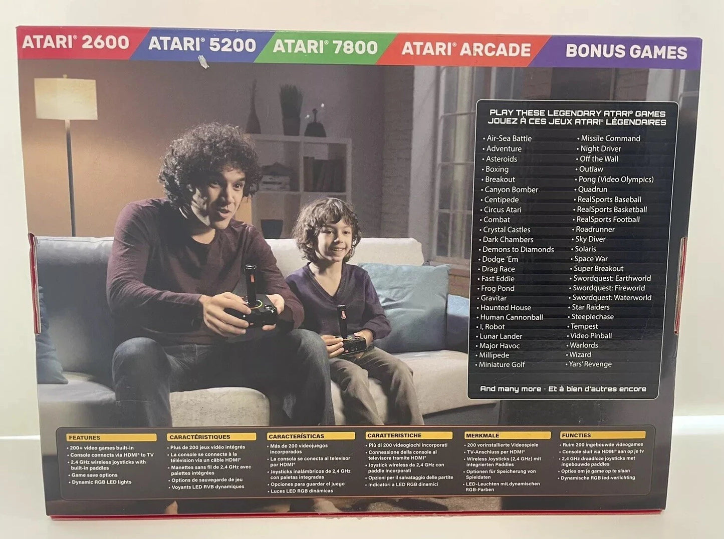 Atari Retro Video Game System (Over 200 Games In 1)