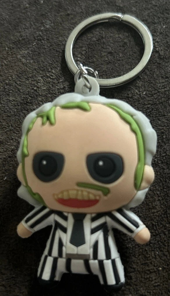 Beetlejuice Character Keyring