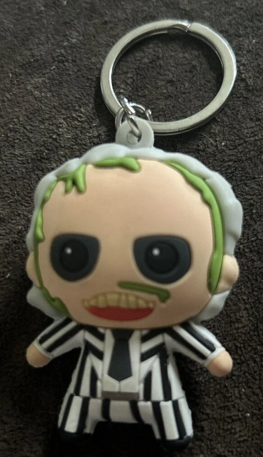 Beetlejuice Character Keyring