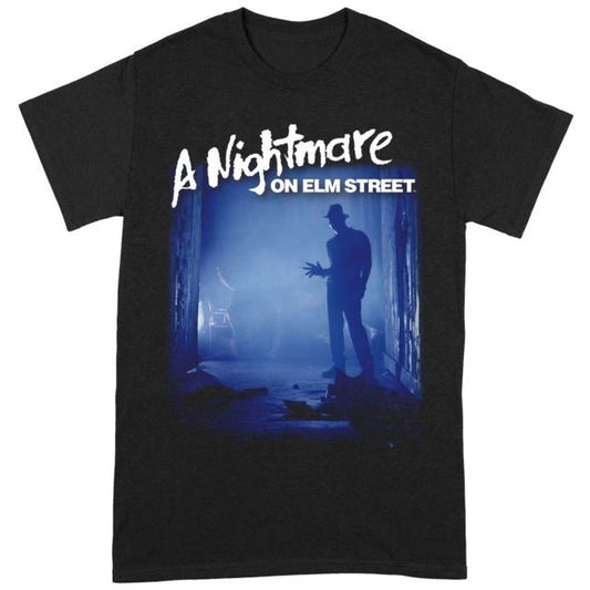 Freddy Is Waiting Medium Black T-Shirt