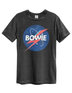 David Bowie - The The Moon Amplified Vintage Charcoal X Large T-Shirt