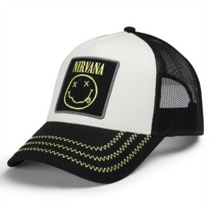 Nirvana Trucker Cap White