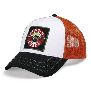 Guns N Roses Trucker Cap White