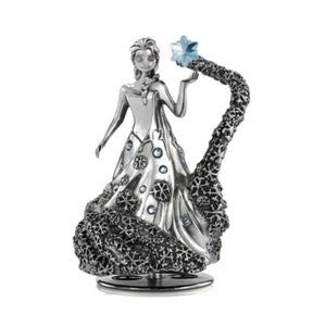 Frozen Limited Edition Elsa Pewter & Swarovski Crystals Music Carousel (Plays Let It Go)