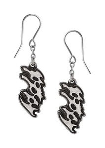 Poppy Logo Dropper Earrings