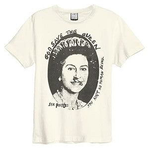 Sex Pistols God Save The Queen Amplified Vintage White Xx Large T Shirt