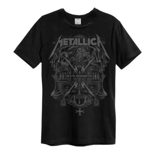 Metallica - Death Magnetic Amplified Vintage Charcoal X Large T Shirt