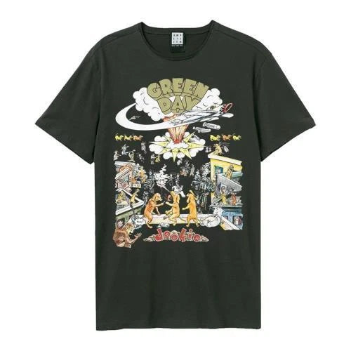 Greenday - Dookie Amplified Vintage Charcoal Small T Shirt