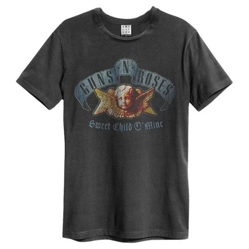 Guns N Roses - Sweet Child O Mine Amplified Vintage Charcoal Small T Shirt