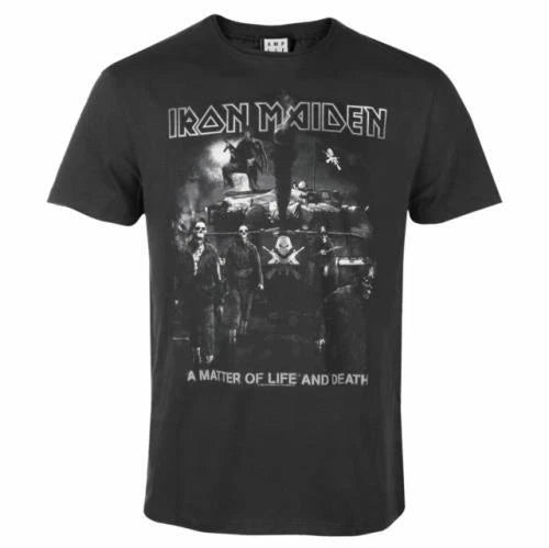 Iron Maiden - Life Or Death Amplified Vintage Charcoal X Large T-Shirt