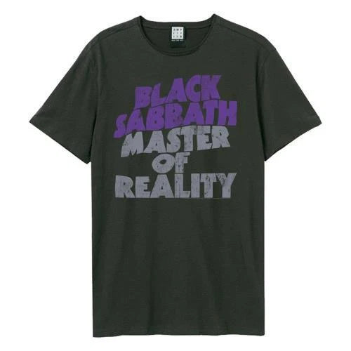 Black Sabbath Master Of Reality Amplified Vintage Charcoal Small T Shirt
