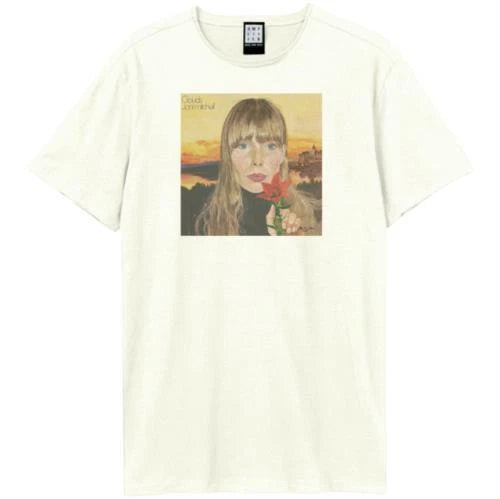 Joni Mitchell Clouds Amplified Vintage White X Large T Shirt