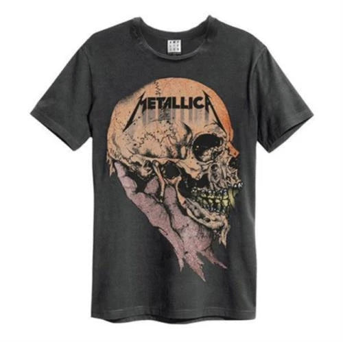 Metallica Sad But True Amplified Large Vintage Charcoal T Shirt