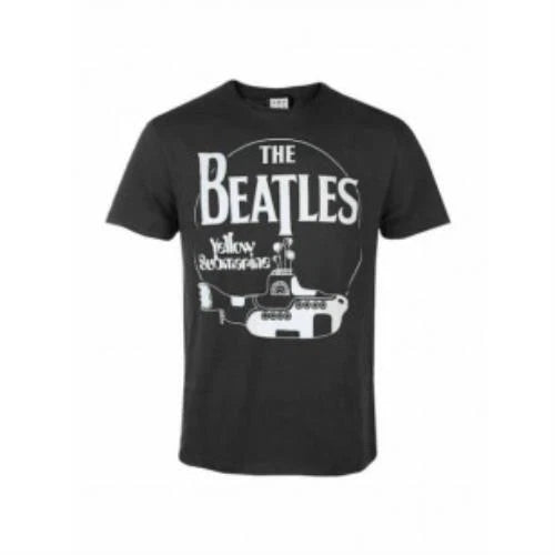 Beatles Abbey Road Amplified Large Vintage Charcoal T Shirt