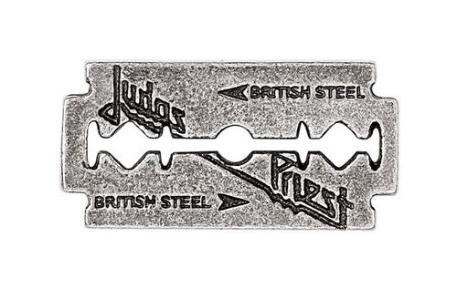 Judas Priest Razorblade Pin Badge