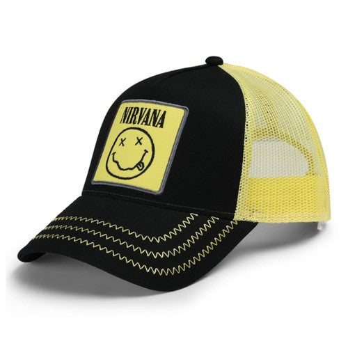 Nirvana Trucker Cap Black