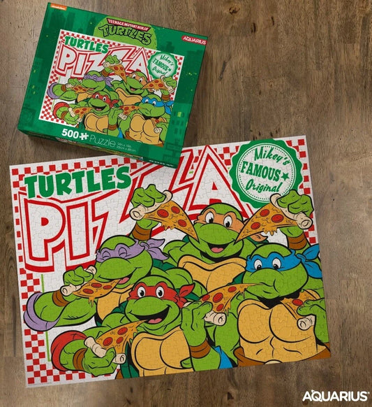 Tmnt Pizza 500 Piece Jigsaw Puzzle